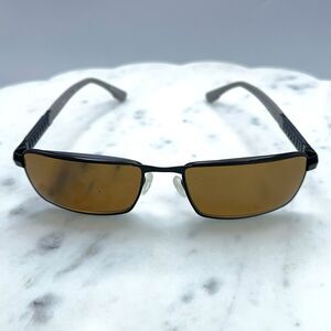 Flexon Latitude E1110 001 Black Rectangular Eyeglasses Frames Only 56-17-145